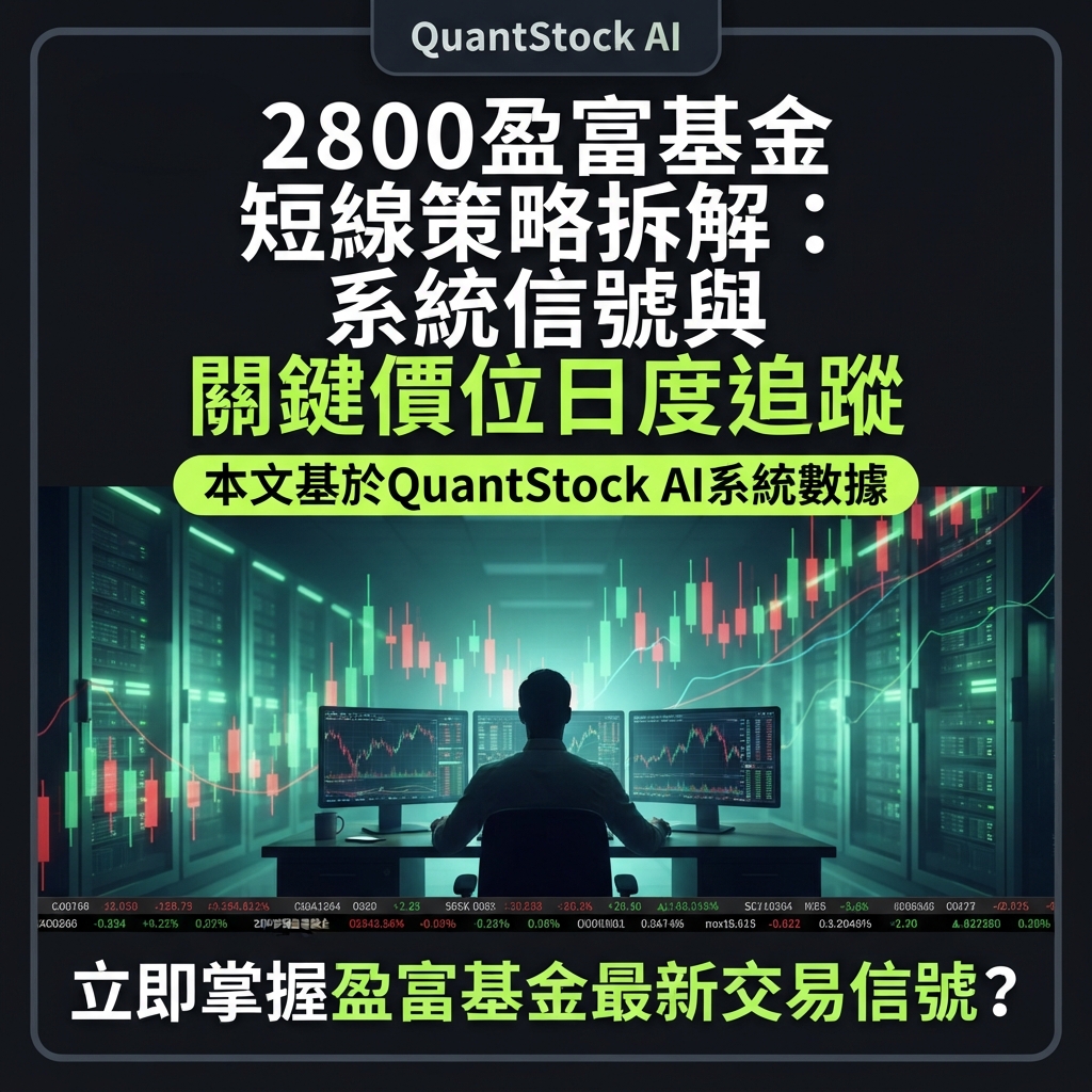 2800盈富基金短線策略拆解：系統信號與關鍵價位日度追蹤