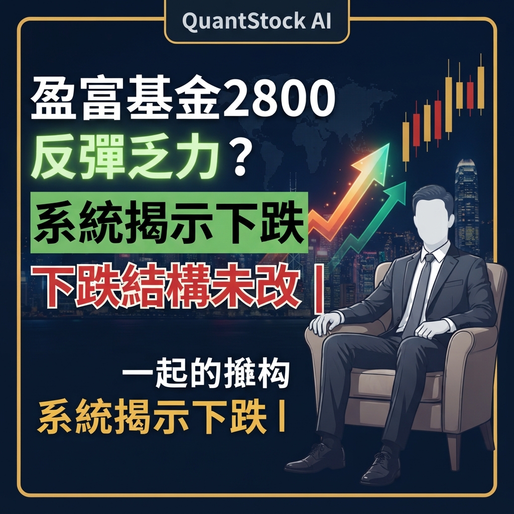 盈富基金2800反彈乏力?系統揭示下跌結構未改|